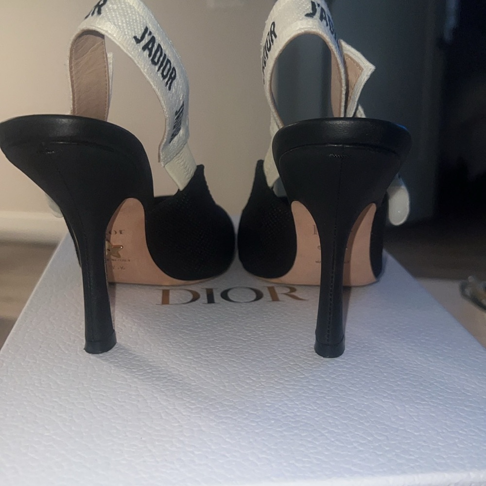 DIOR J'Adior Slingback Pump BLACK CLASSIC 5.5 - Picture 5 of 7